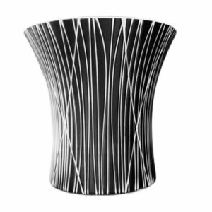 گلدان مشکی دهان گشاد استریت
