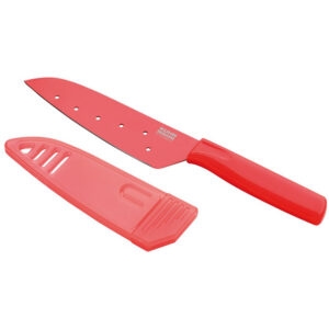 چاقو 22/5 سانت قرمز santoku